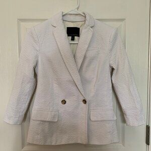 Banana Republic White Blazer | Size 00 Petite